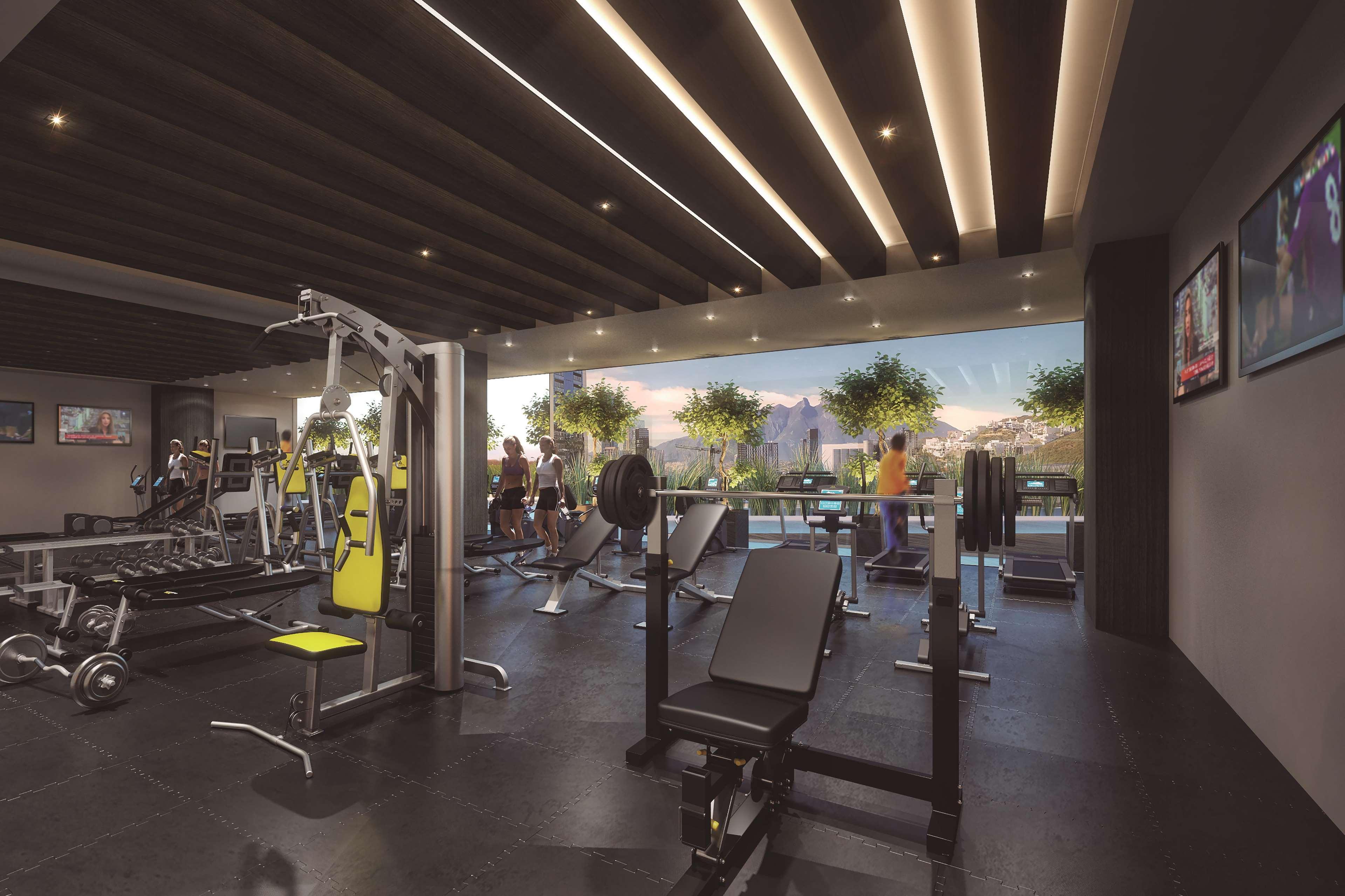 Camino Real Fashion Drive Monterrey Hotel San Pedro Garza Garcia Exterior photo The gym at the 10th floor